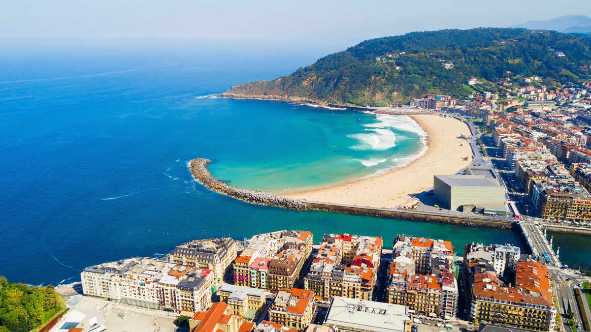 Donostia Beach San Sebastian Spain GEOVEA