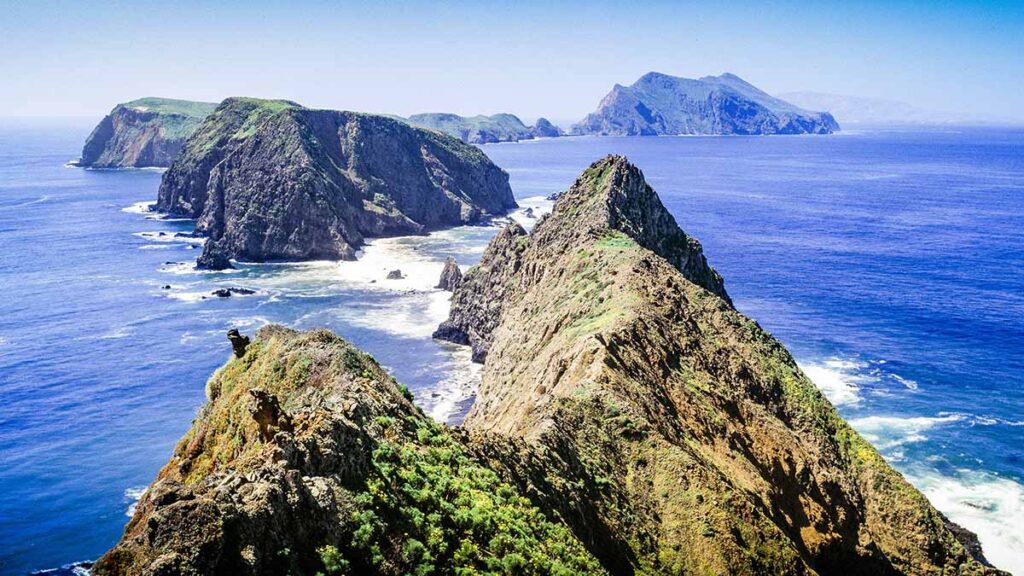 Anacapa Island at Channel Islands National Park in Southern California