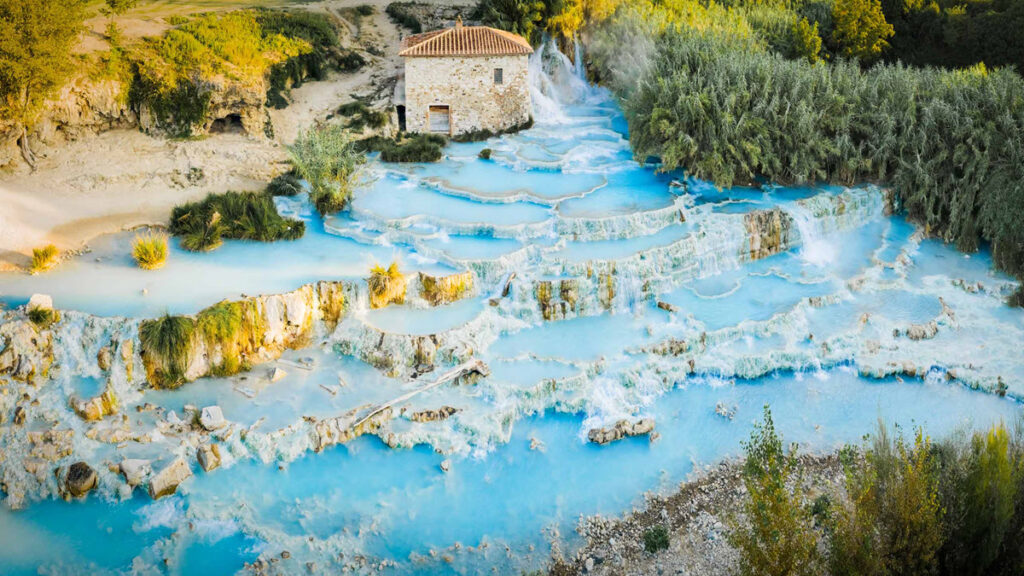 Saturnia Hot Springs, Grosseto, Tuscany, Italy - GEOVEA