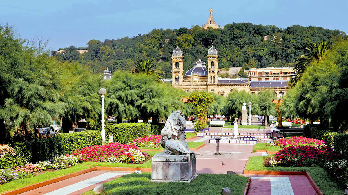 City Hall & Alderdi Eder Gardens San Sebastian Spain GEOVEA