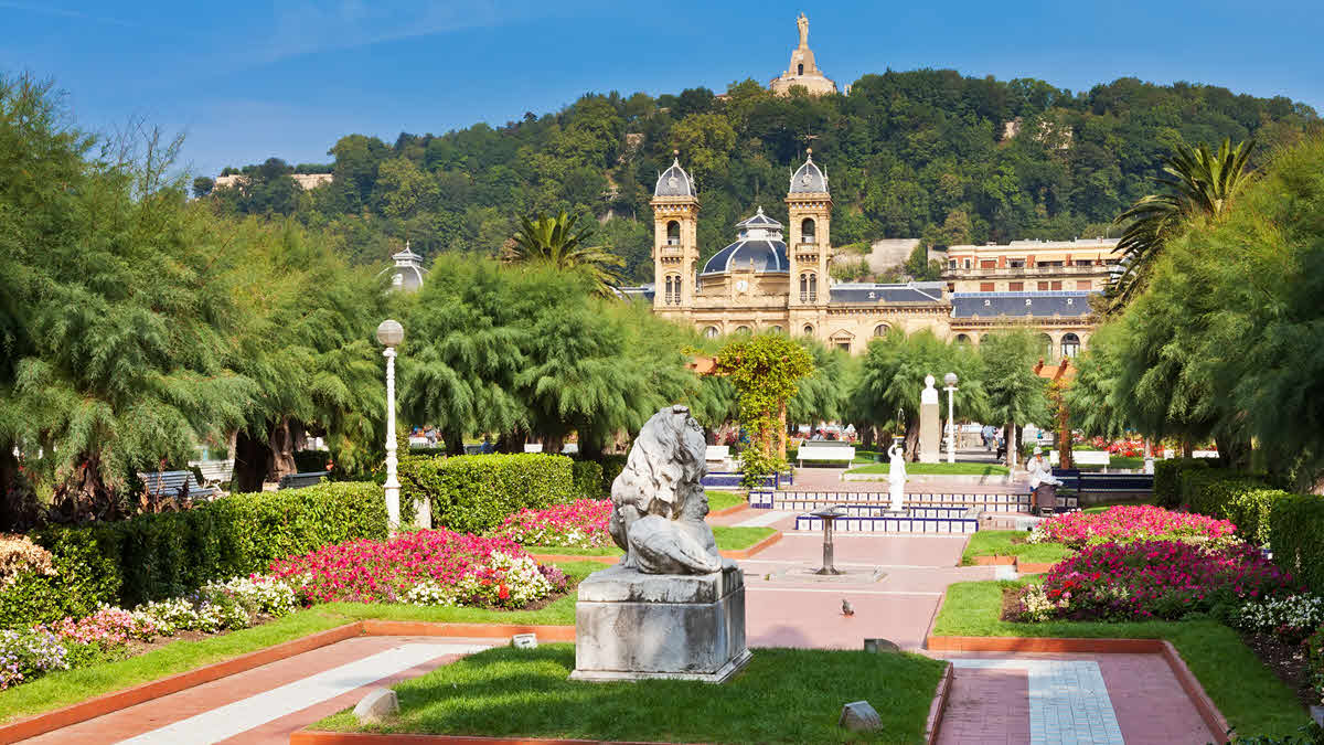 City Hall & Alderdi Eder Gardens San Sebastian Spain GEOVEA
