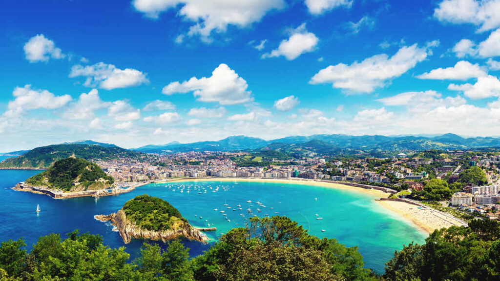 San Sebastian Playa de la Concha Spain GEOVEA